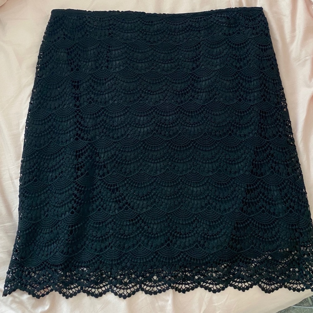 Scalloped Crochet Skirt